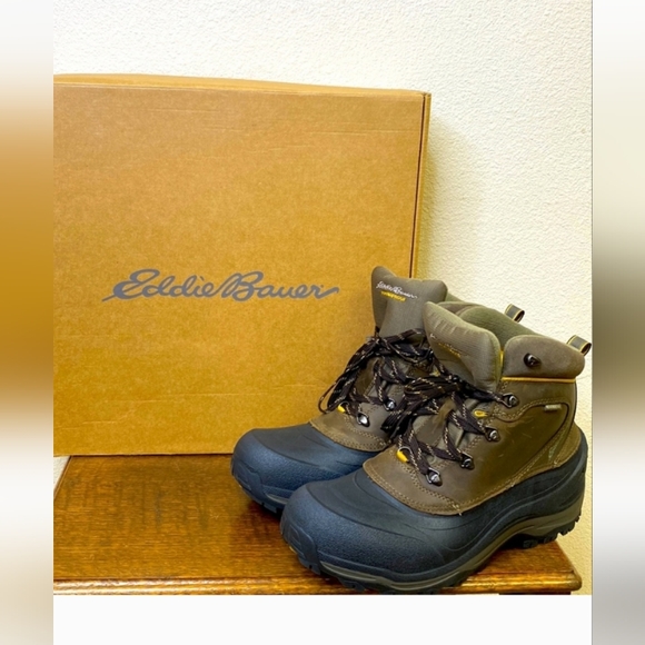 Eddie Bauer mid -rise Mens waterproof snowboot size 12 - Picture 1 of 9